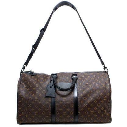 Exclusive Louis Vuitton Monogram Waterproof Keepall Bandouliere 55 — Front View