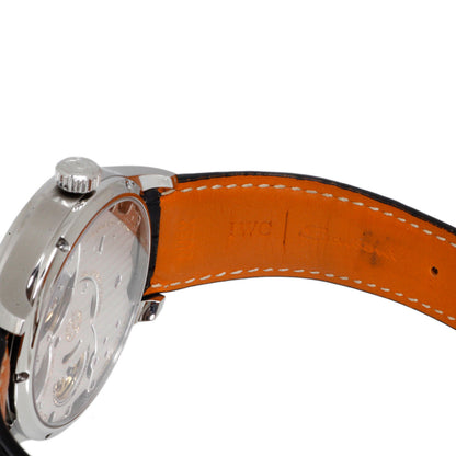 Exclusive IWC Stainless Steel Portugieser Hand-Wound Eight Days IW510203 — Lifestyle View