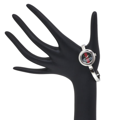 Exclusive Gucci 105 Stainless Steel Bangle Ladies Watch — Side View