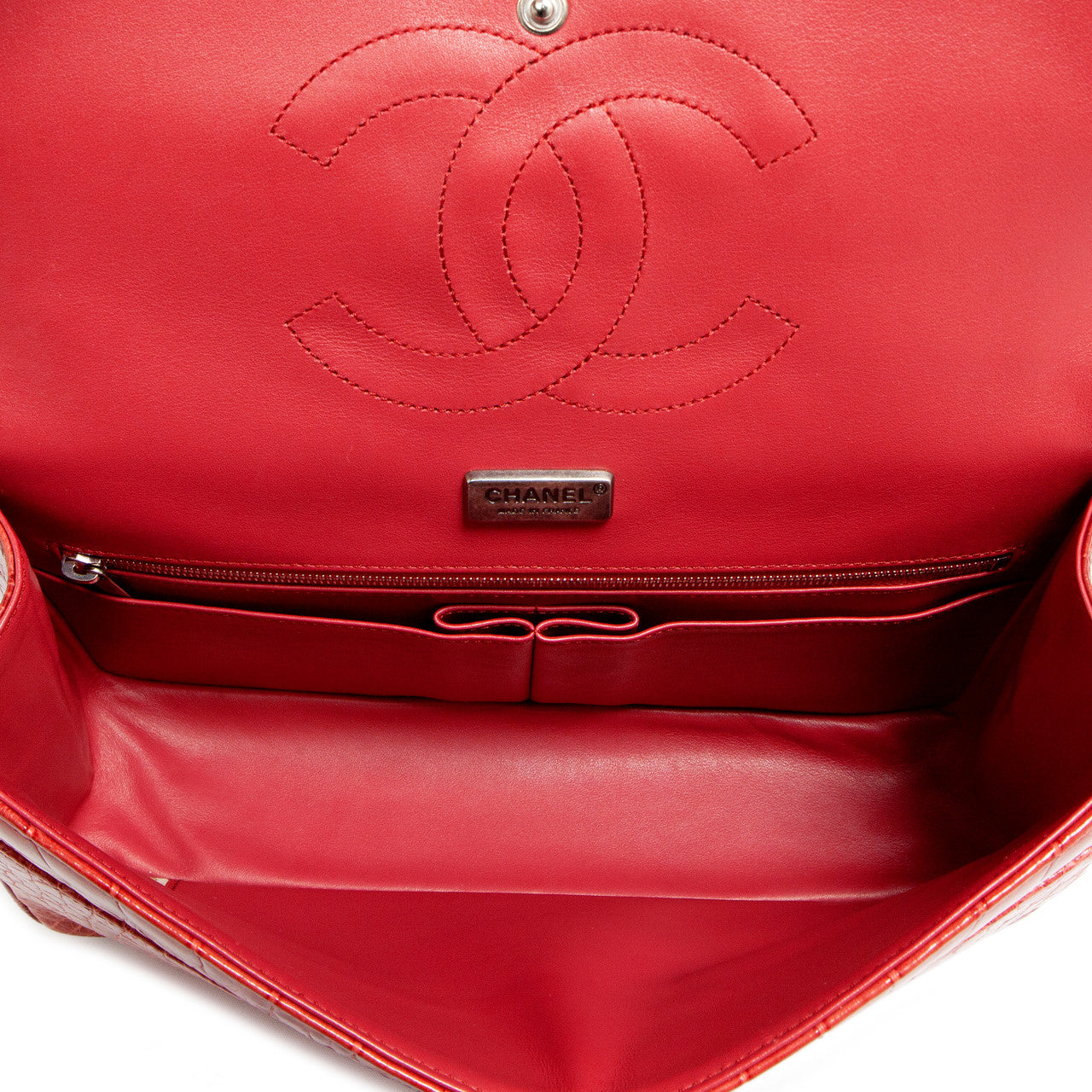 Exclusive Chanel  Red Alligator Reissue 2.55 Double Flap 226 — Alternate View 13