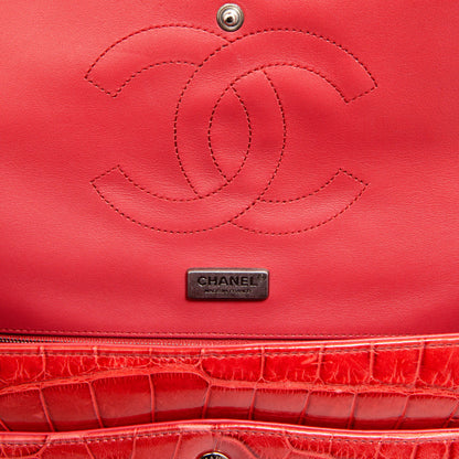 Exclusive Chanel  Red Alligator Reissue 2.55 Double Flap 226 — Alternate View 11