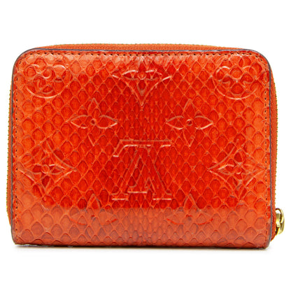 Exclusive Louis Vuitton Orient Python Zippy Coin Wallet — Side View
