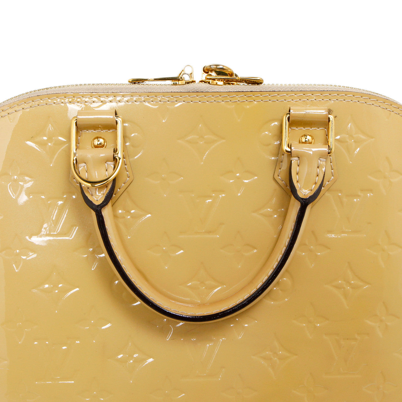 Exclusive Louis Vuitton Citrine Vernis Alma PM — Alternate View 13