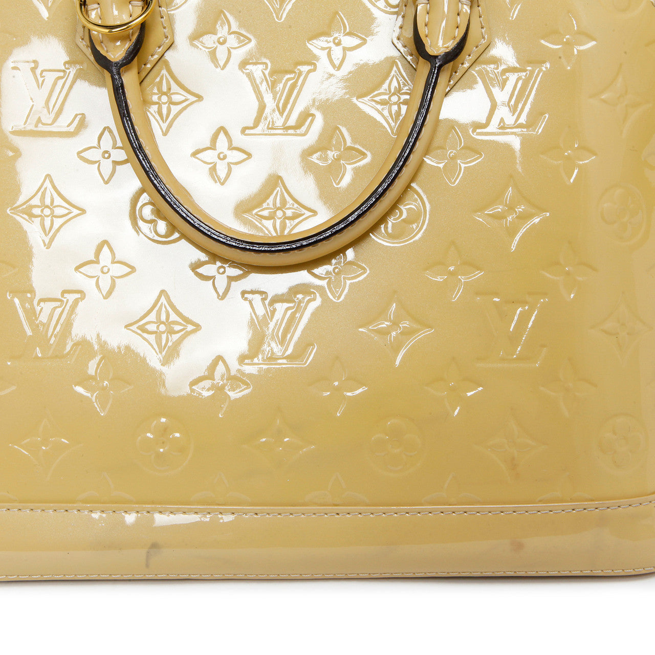 Exclusive Louis Vuitton Citrine Vernis Alma PM — Alternate View 19