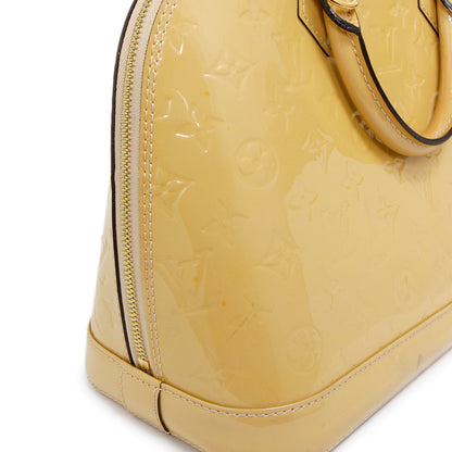 Exclusive Louis Vuitton Citrine Vernis Alma PM — Alternate View 11