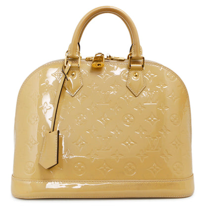 Exclusive Louis Vuitton Citrine Vernis Alma PM — Side View