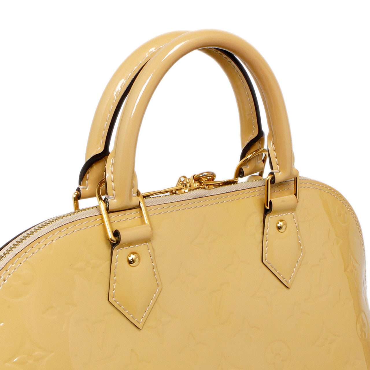 Exclusive Louis Vuitton Citrine Vernis Alma PM — Alternate View 10
