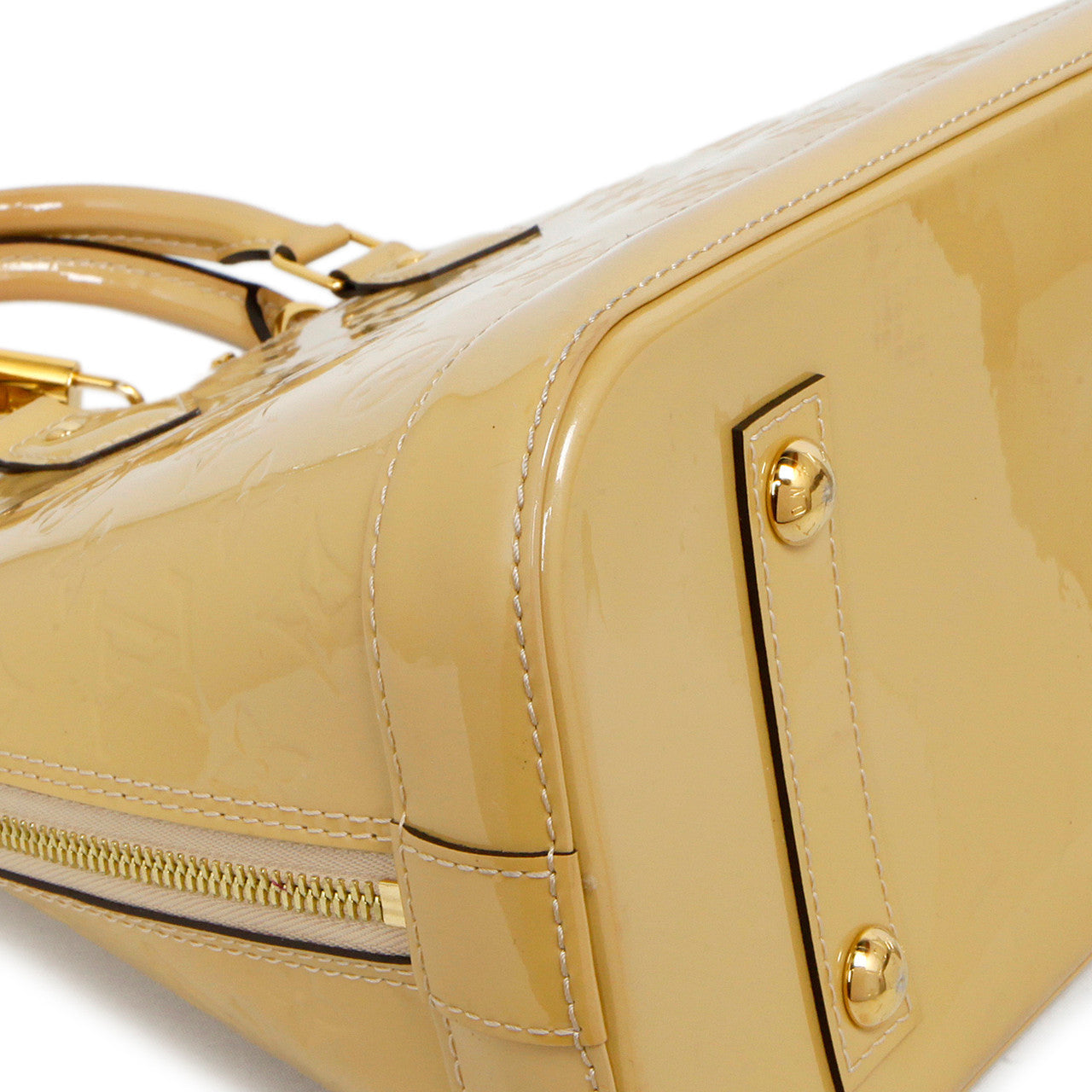 Exclusive Louis Vuitton Citrine Vernis Alma PM — Alternate View 15
