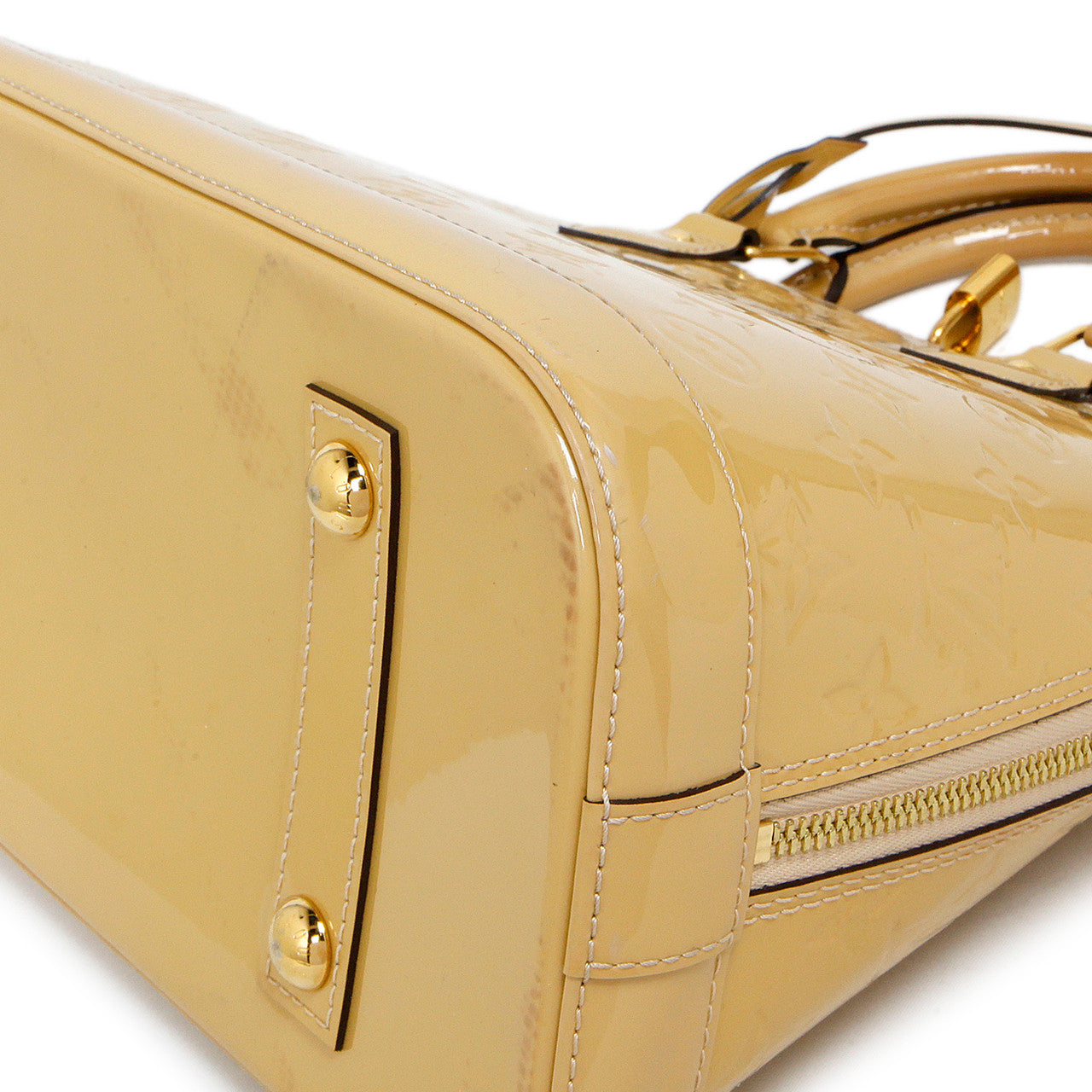 Exclusive Louis Vuitton Citrine Vernis Alma PM — Alternate View 21