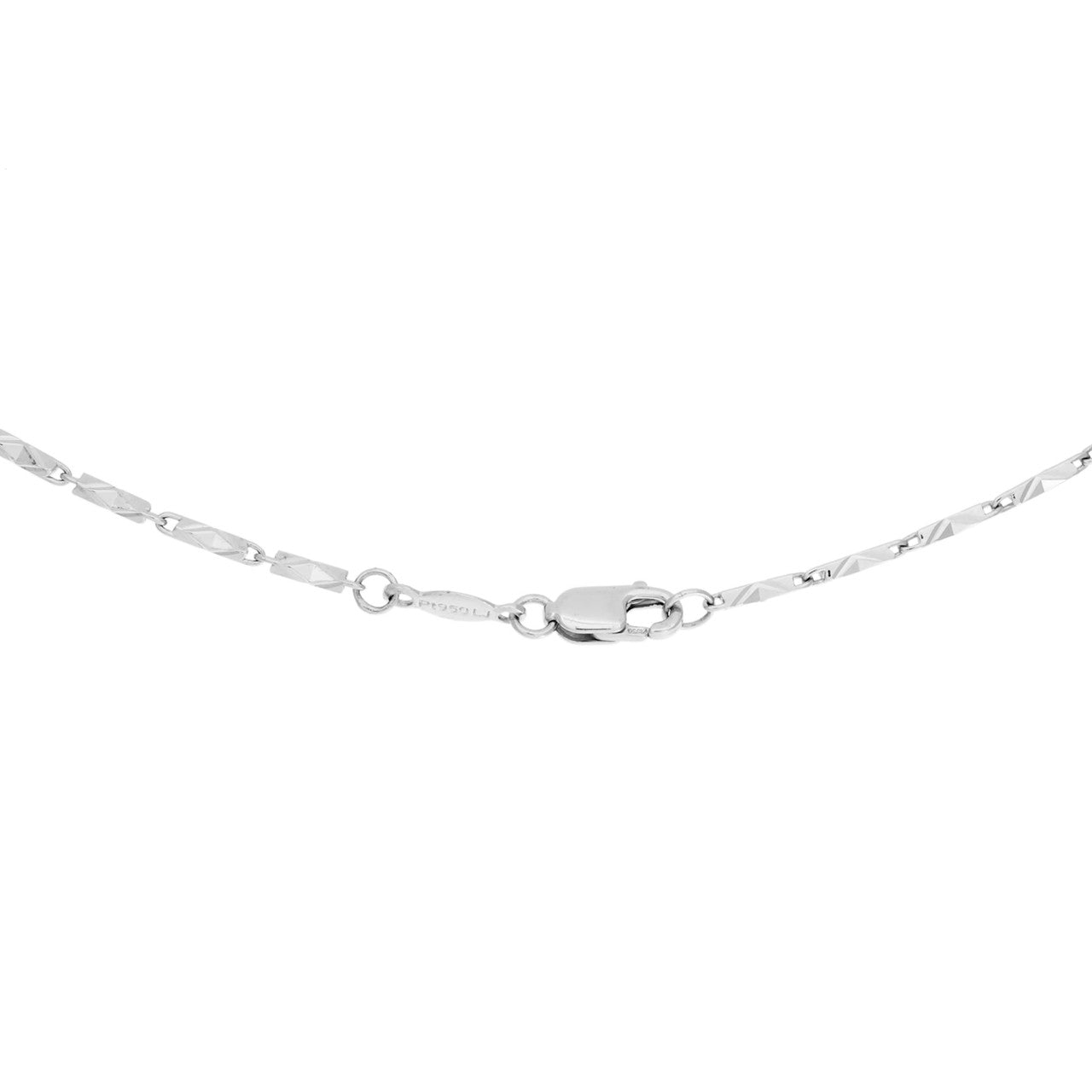 Exclusive Platinum 1.34 Carat Diamond Cross Pendant — Back View