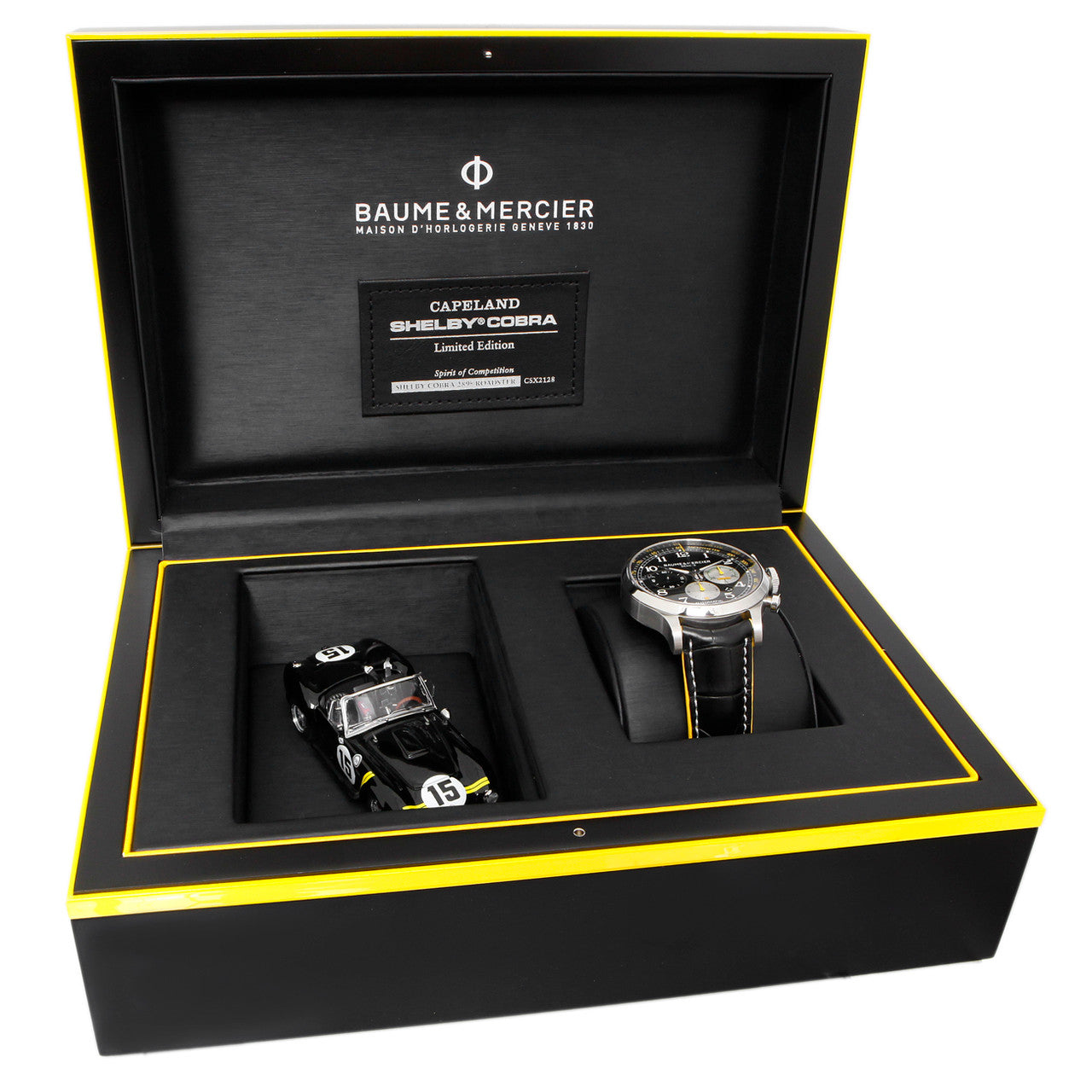 Exclusive Baume & Mercier Stainless Steel Capeland Cobra Chronograph M0A10282 — Lifestyle View