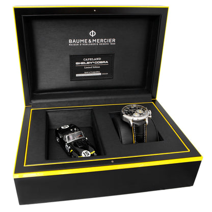 Exclusive Baume & Mercier Stainless Steel Capeland Cobra Chronograph M0A10282 — Lifestyle View
