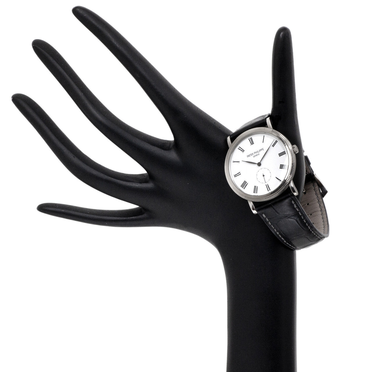 Exclusive Patek Philippe 18K White Gold Calatrava 5119G-001 — Lifestyle View