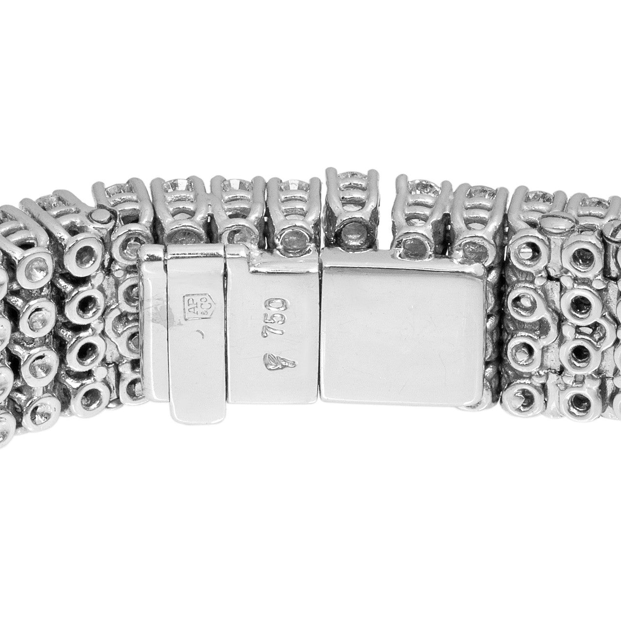 Exclusive Audemars Piguet 18K White Gold Diamond Vintage Ladies Watch — Top View
