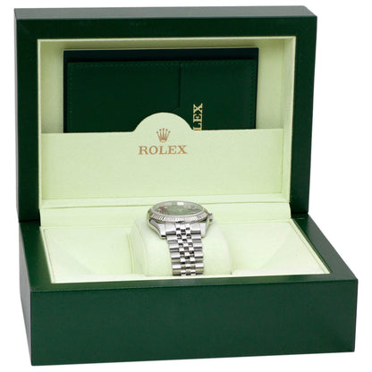 Exclusive Rolex Stainless Steel Diamond Dial 36mm Datejust 116234 — Detail View