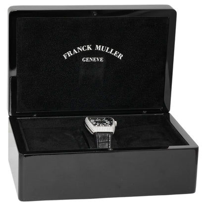 Exclusive Franck Muller Stainless Steel & Diamond Vanguard Quartz Watch V32 QZ D — Back View