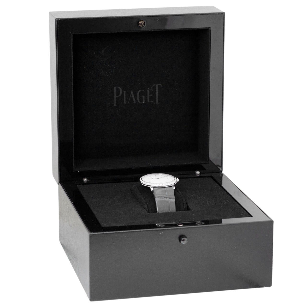 Exclusive Piaget 18K White Gold Diamond 34mm Altiplano Watch GOA39106 — Alternate View 7