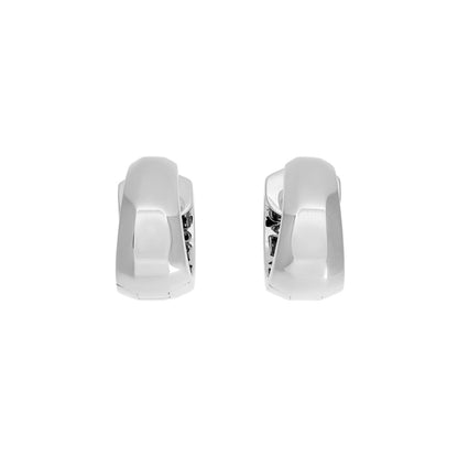 Exclusive 18K White Gold 2.06 Carat Diamond Earrings — Side View