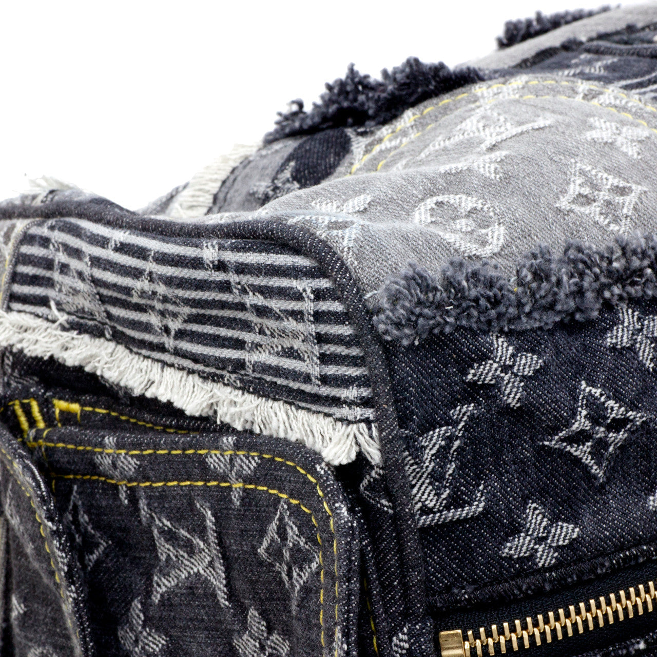Exclusive Louis Vuitton Denim Patchwork Speedy 30 — Alternate View 8