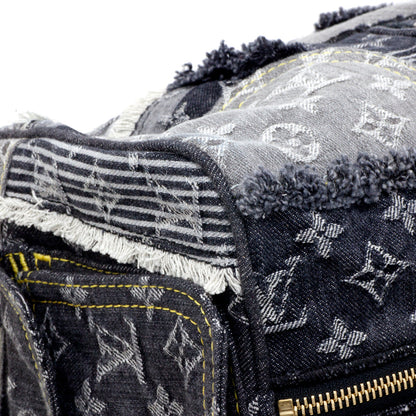 Exclusive Louis Vuitton Denim Patchwork Speedy 30 — Alternate View 8