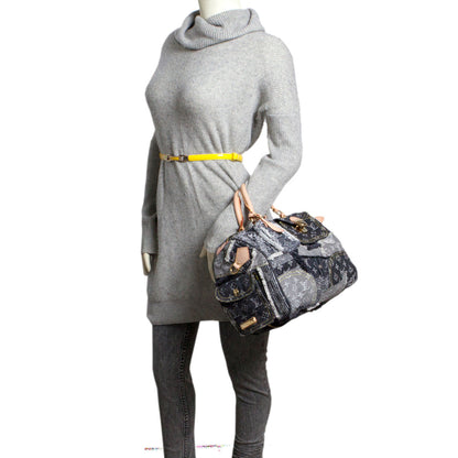 Exclusive Louis Vuitton Denim Patchwork Speedy 30 — Alternate View 10