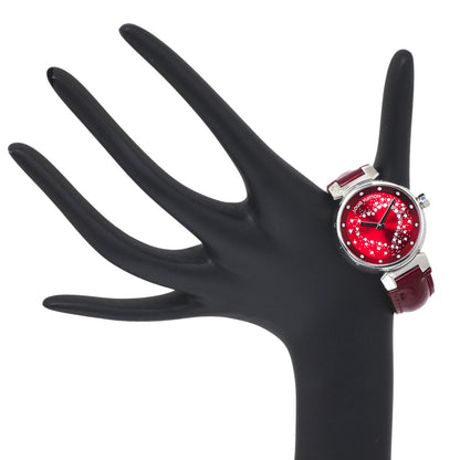 Exclusive Louis Vuitton Stainless Steel & Diamond Tambour Attraction Ladies Watch — Lifestyle View