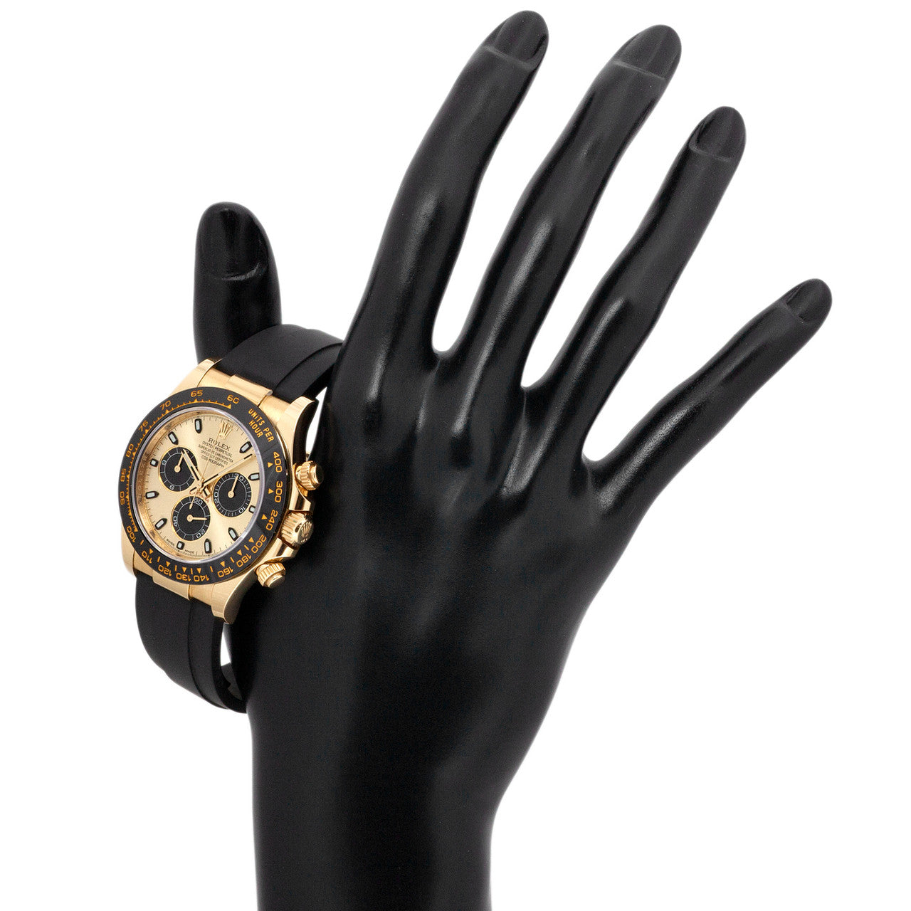 Exclusive Rolex 18K Yellow Gold Cosmograph Daytona 116518LN — Top View