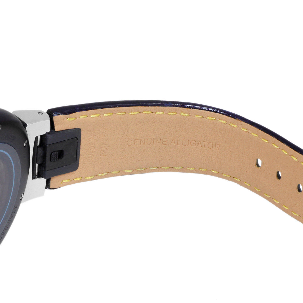 Exclusive Louis Vuitton Stainless Steel Tambour Street Diver — Detail View