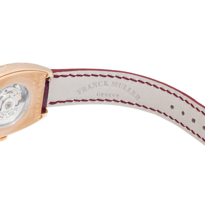 Exclusive Franck Muller 18K Rose Gold & Diamond  Cintree Curvex 7500 SC AT DT FO COL DRM D — Back View