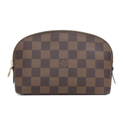 Exclusive Louis Vuitton Damier  Ebene Cosmetic Pouch — Front View