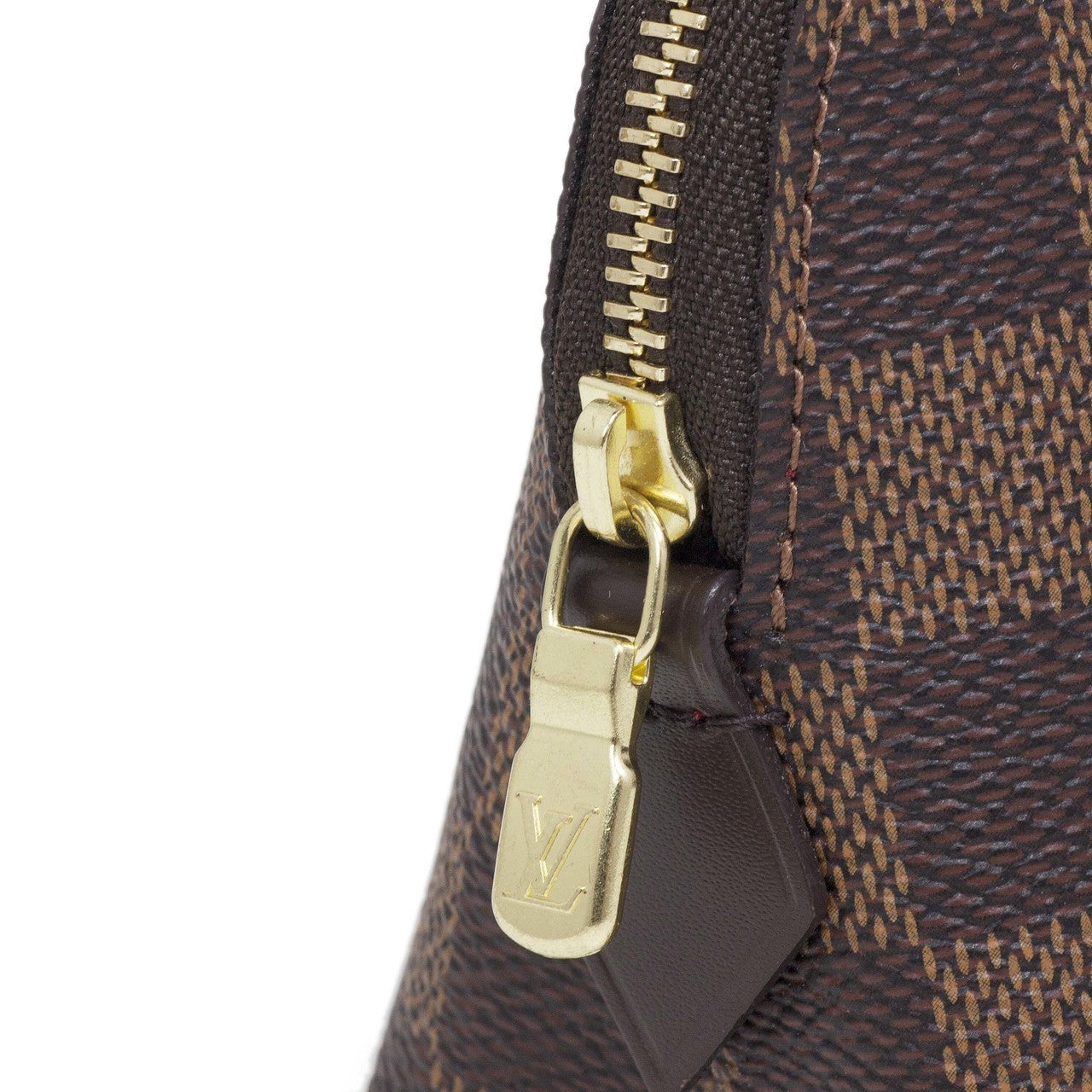 Exclusive Louis Vuitton Damier  Ebene Cosmetic Pouch — Alternate View 7