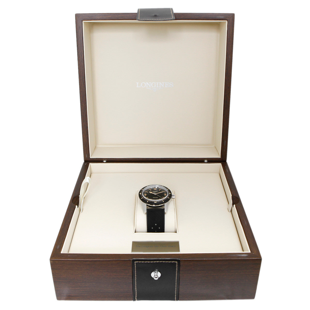 Exclusive Longines Stainless Steel Heritage Skin Diver L2.822.4.56.9 — Lifestyle View