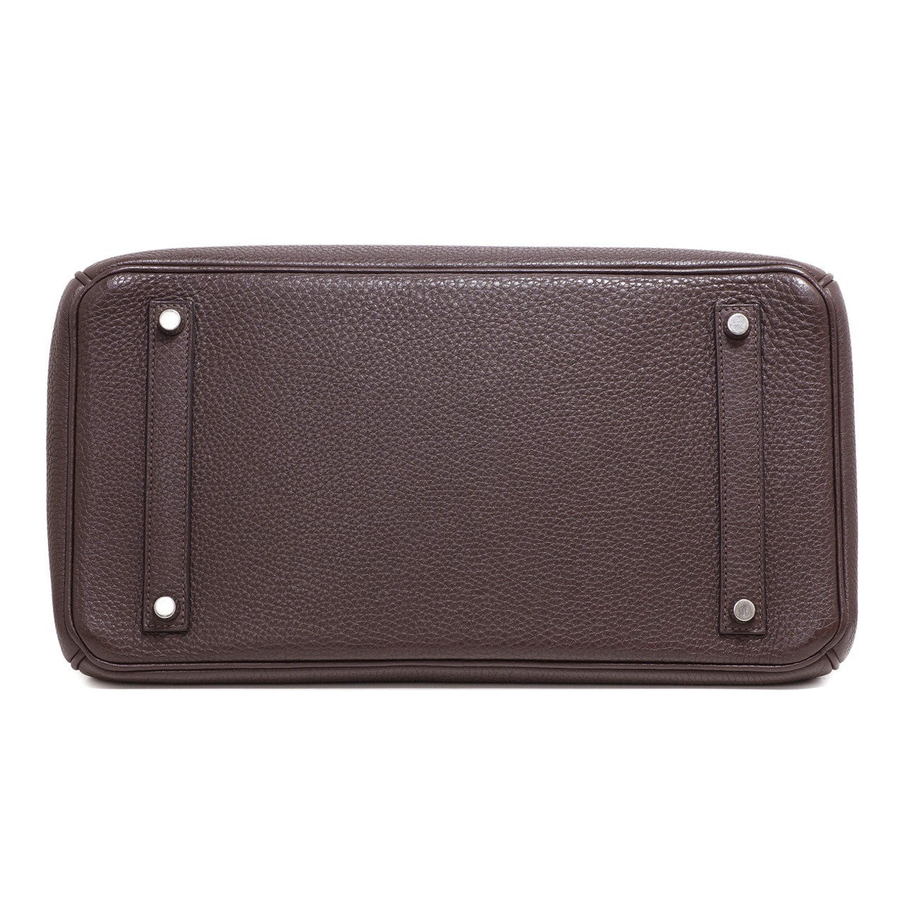 Exclusive Hermes Chocolate Togo Birkin 35 — Back View