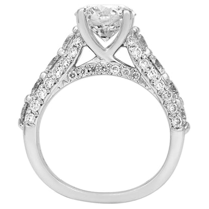 Exclusive 18K White Gold 1.56 Carat Diamond Ring — 4 — Back View