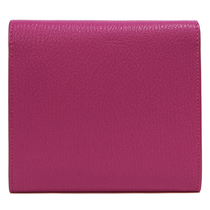 Exclusive Hermes Magnolia Chevre Mysore Cinhetic Mini Wallet — Back View