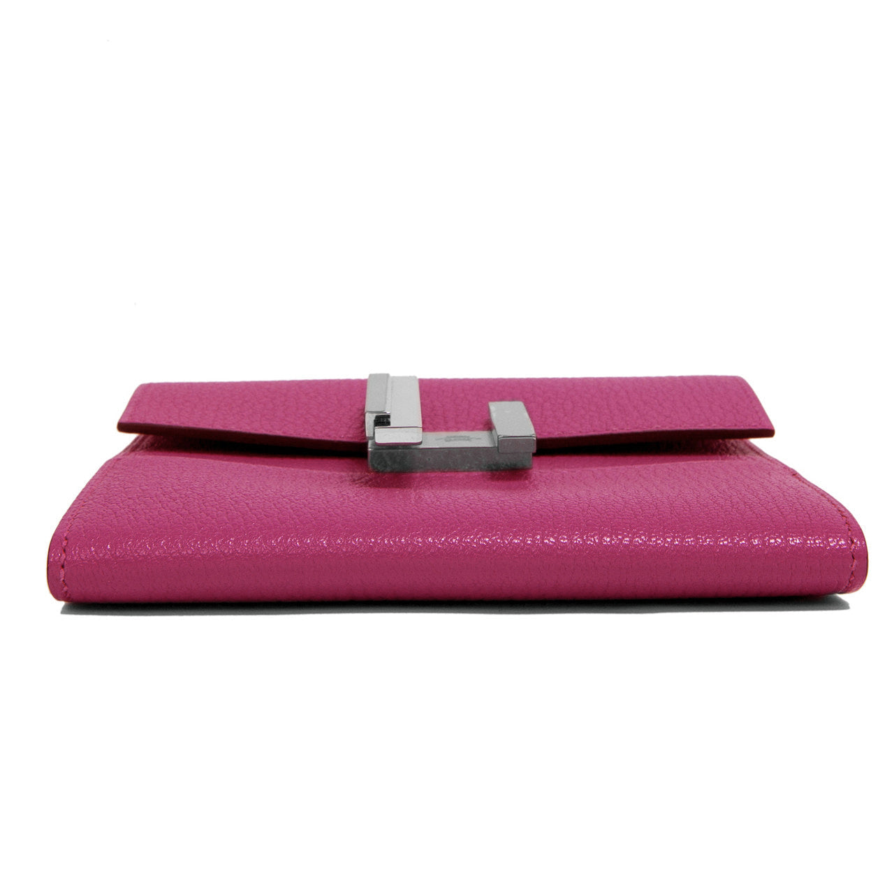 Exclusive Hermes Magnolia Chevre Mysore Cinhetic Mini Wallet — Top View