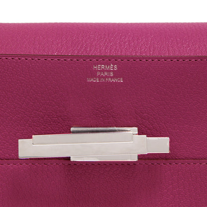 Exclusive Hermes Magnolia Chevre Mysore Cinhetic Mini Wallet — Alternate View 8