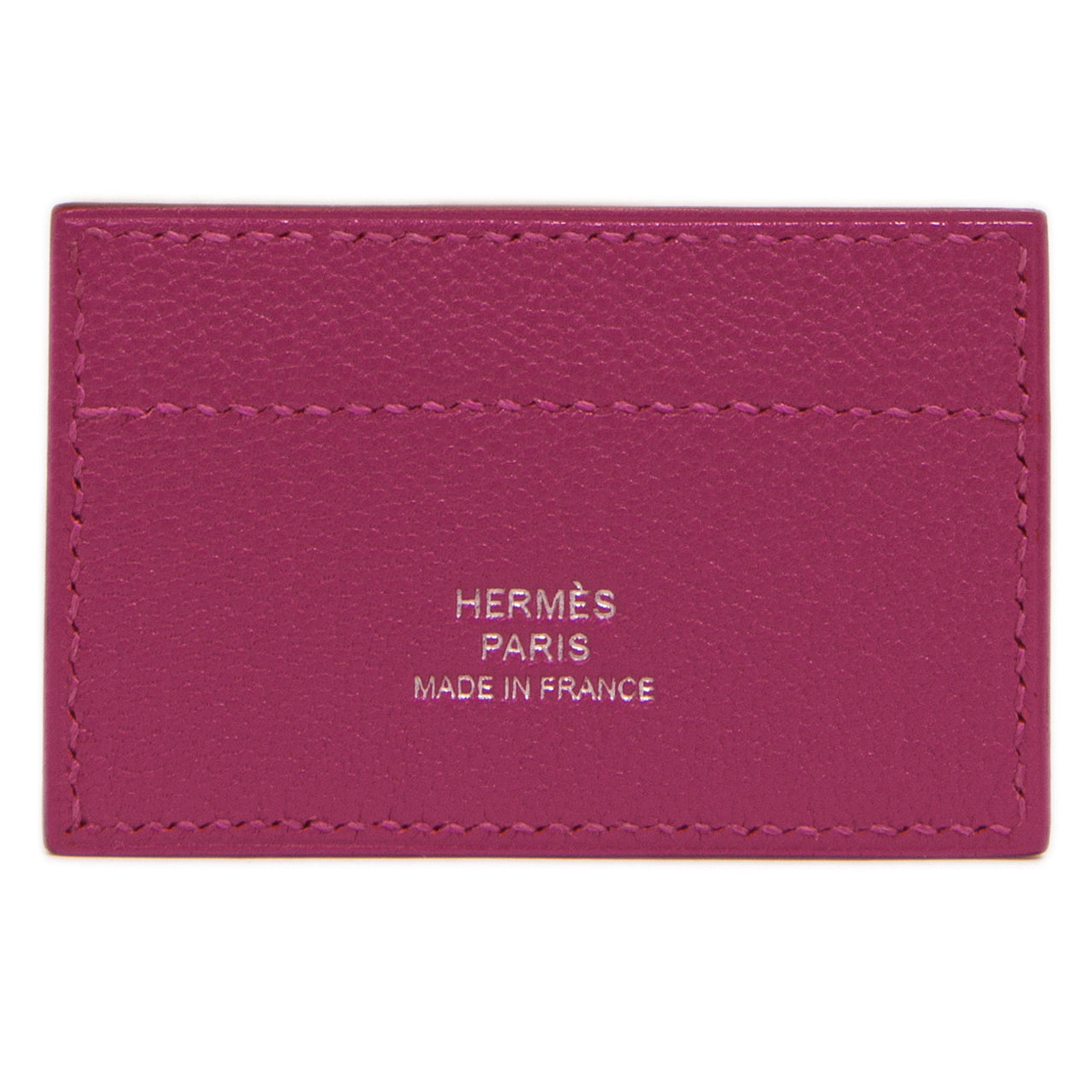 Exclusive Hermes Magnolia Chevre Mysore Cinhetic Mini Wallet — Alternate View 11