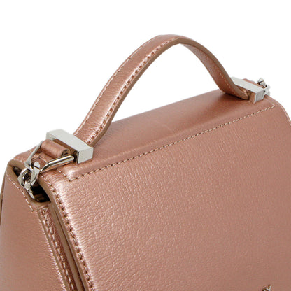 Exclusive Givenchy Rose Gold Calfskin Mini Pandora Box Chain Crossbody — Alternate View 10