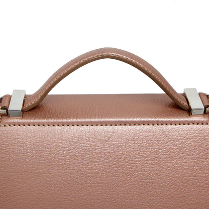 Exclusive Givenchy Rose Gold Calfskin Mini Pandora Box Chain Crossbody — Alternate View 11