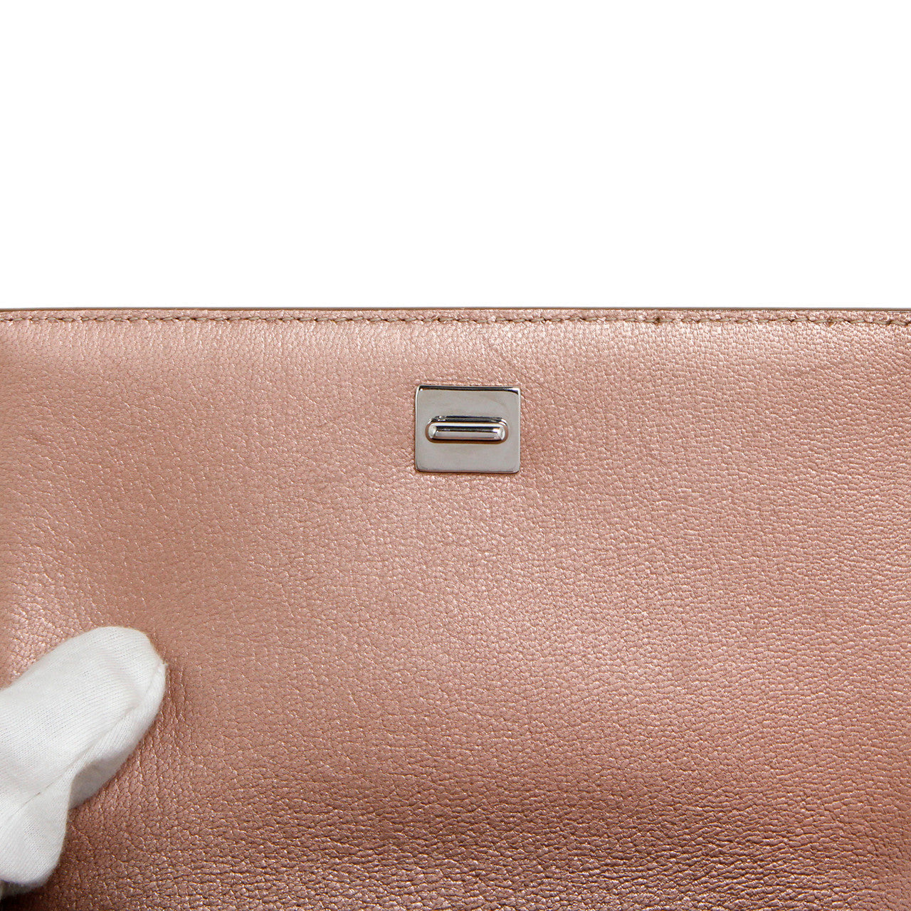 Exclusive Givenchy Rose Gold Calfskin Mini Pandora Box Chain Crossbody — Alternate View 14