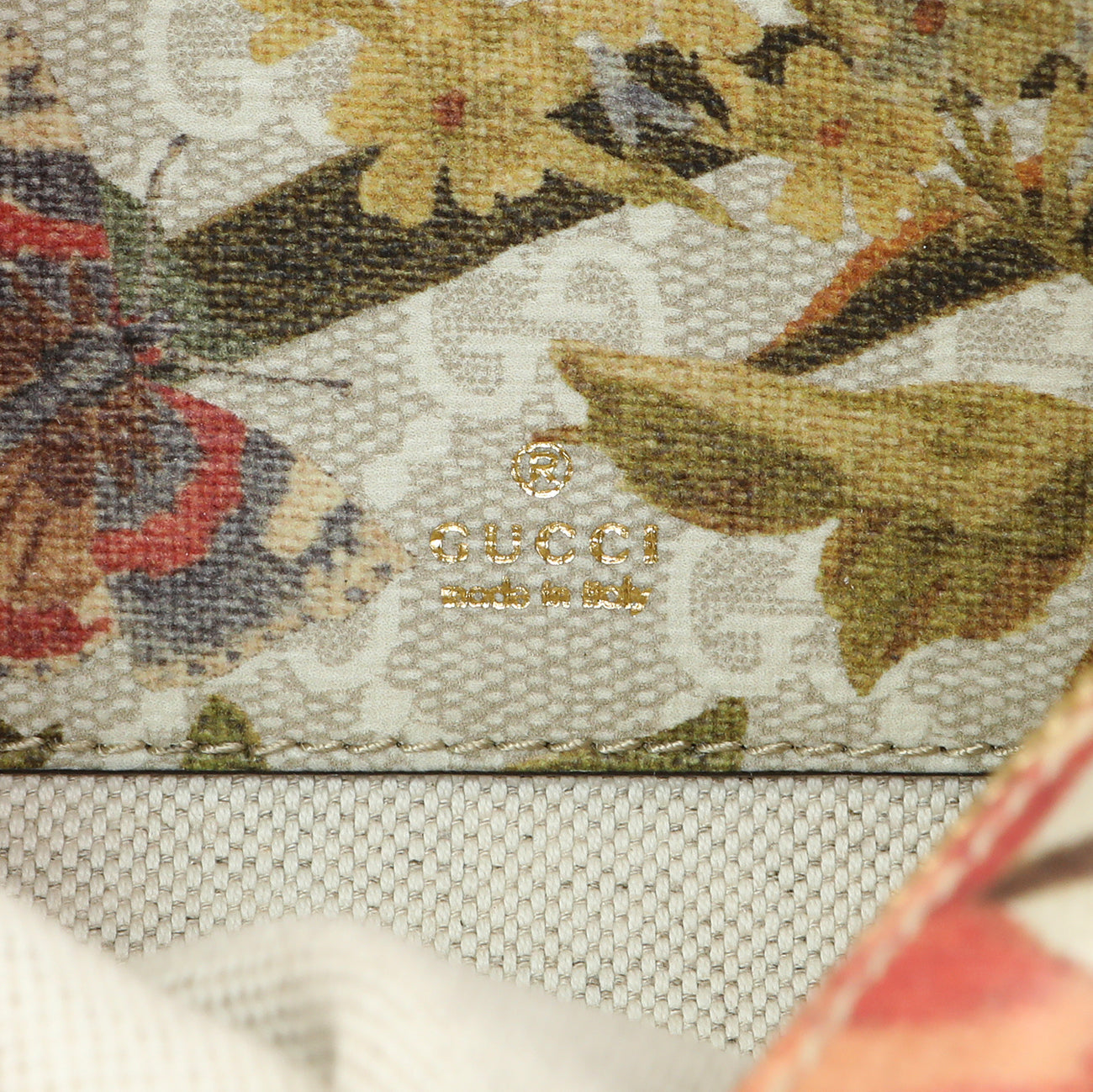 Exclusive Gucci GG Supreme Monogram Water Flora Web Mini Ophidia Shoulder Bag — Alternate View 10