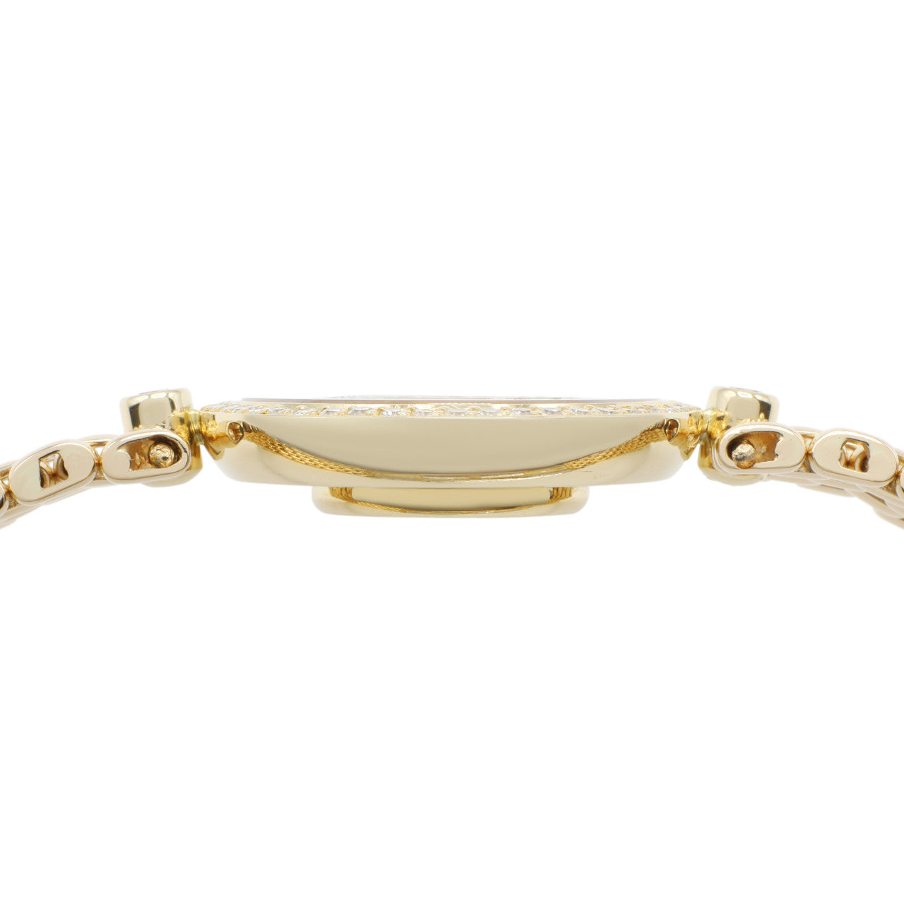 Exclusive Chopard 18K Yellow Gold Happy Diamond  Watch — Back View