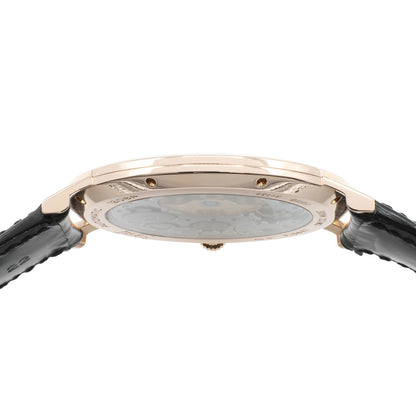 Exclusive Piaget 18K Rose Gold Altiplano 43mm Automatic Watch G0A35131 — Back View