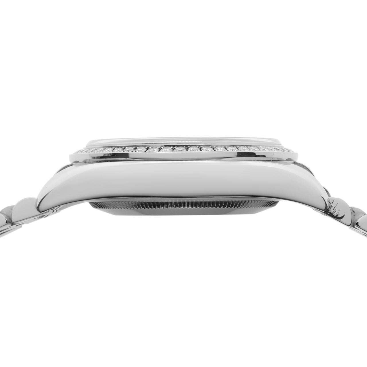 Exclusive Rolex Stainless Steel Diamond Datejust 36  116244 — Back View