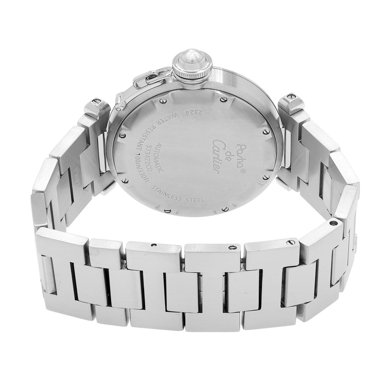 Exclusive Cartier Stainless Steel Pasha C W31043M7 — Side View