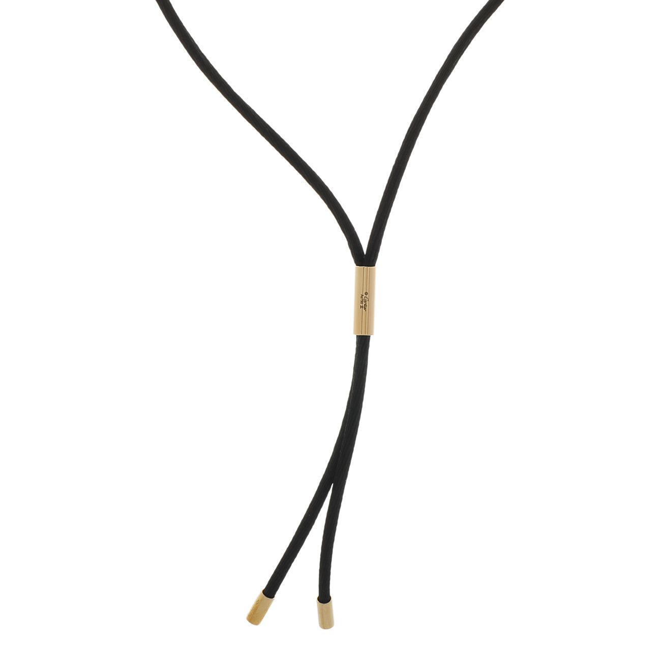Exclusive Cartier 18K Trinity Pendant Necklace — Back View
