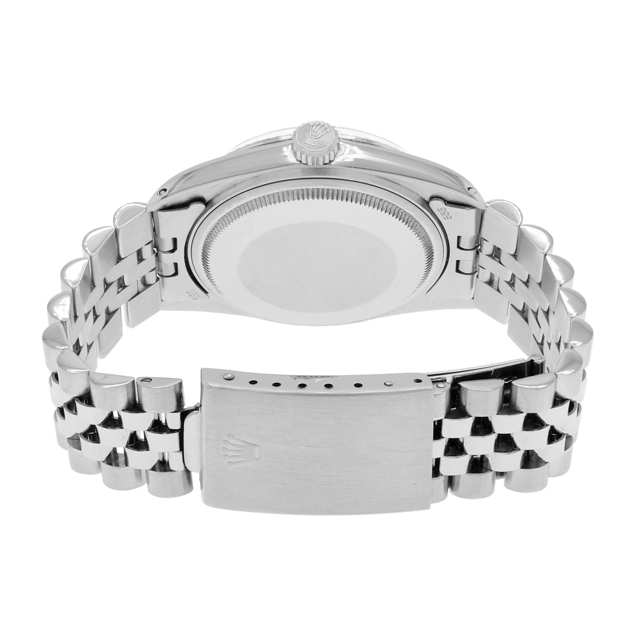 Exclusive Rolex Stainless Steel Diamond Datejust 36 16030 — Side View
