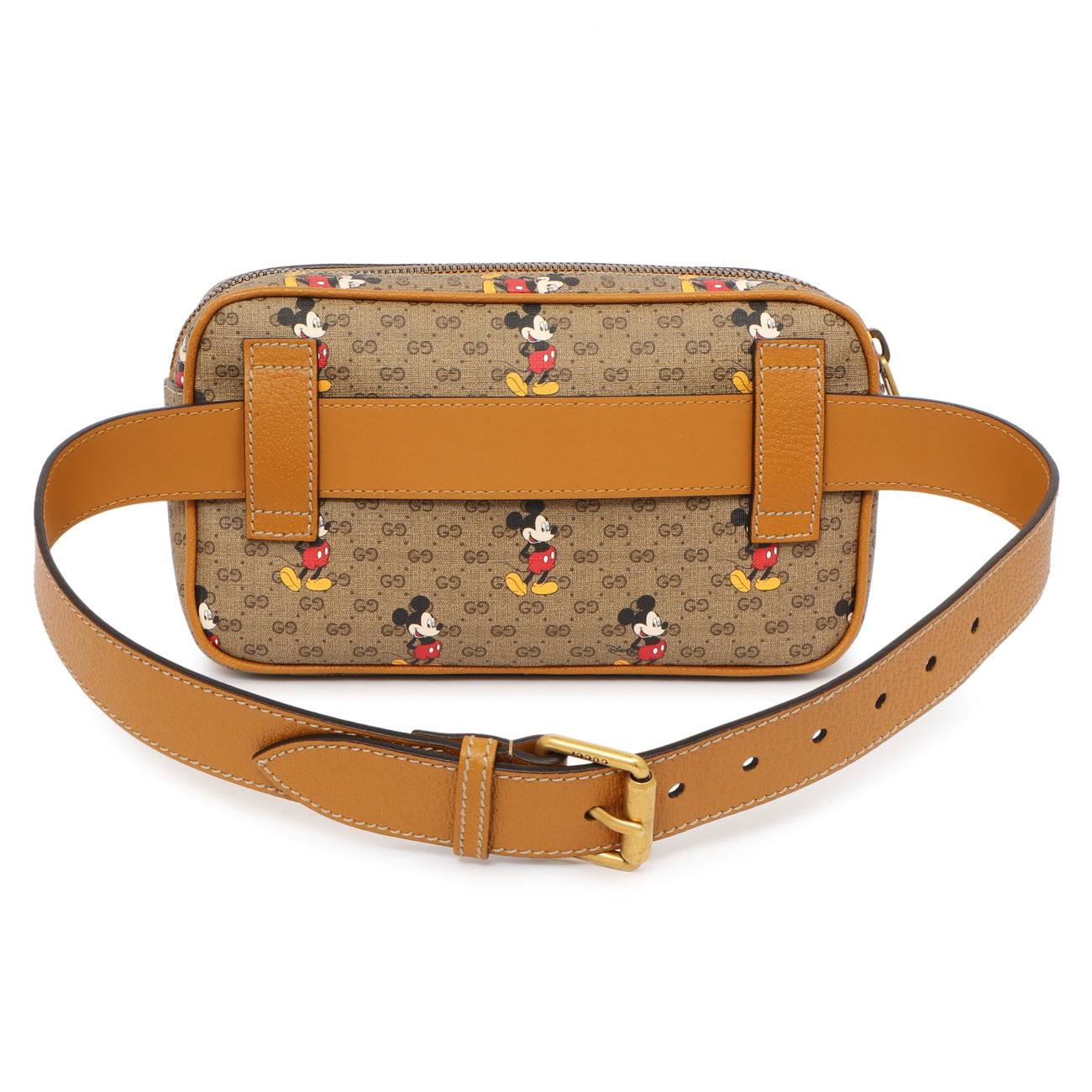 Exclusive Gucci X Disney Mini Vintage GG Supreme Monogram Mickey Mouse Belt Bag — Side View