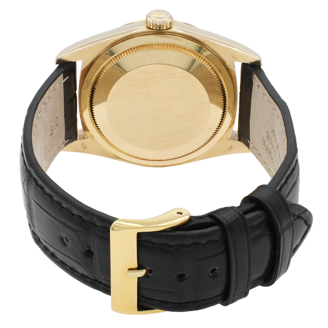 Exclusive Rolex 18K Yellow Gold Datejust 36 16238 — Side View